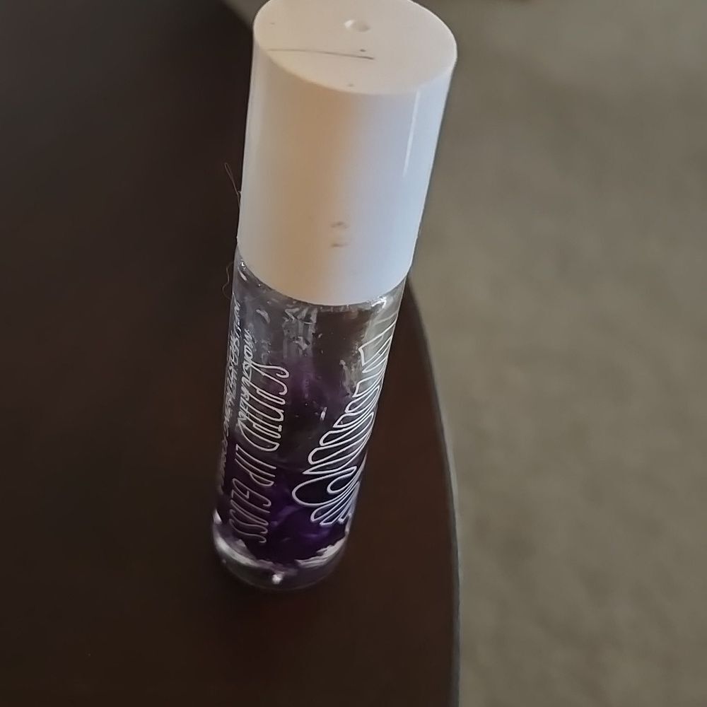 Urban Outfitters Purple Rollerball Boho Lip Mary Jane Mositure Grape Floral Glos - Picture 8 of 16